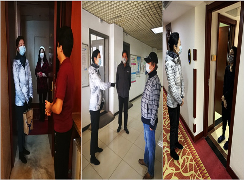 疫情防控期間宋敏看望在校留學(xué)生?